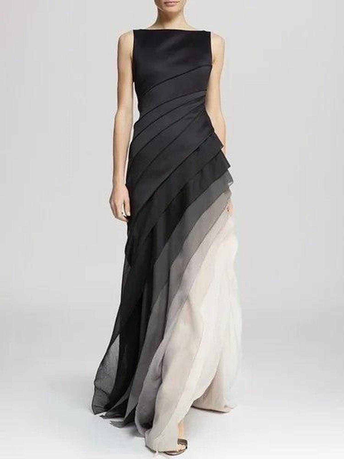Clara | Robe Maxi Satin Fluide Élégante