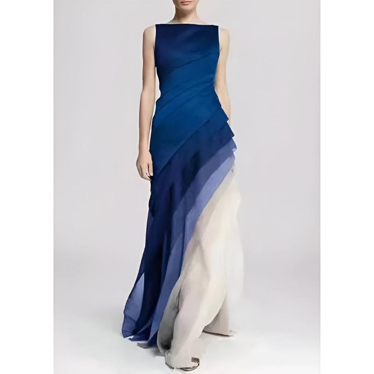 Clara | Robe Maxi Satin Fluide Élégante