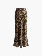 Jupe Maxi Imprimé Léopard Tendance pour Printemps