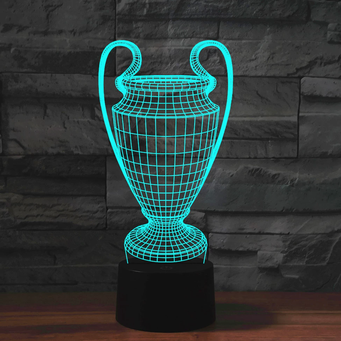 Foot Lampe LED 3D Illusion - Veilleuse - 16 Couleurs