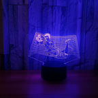 Foot Lampe LED 3D Illusion - Veilleuse - avec Télécommande