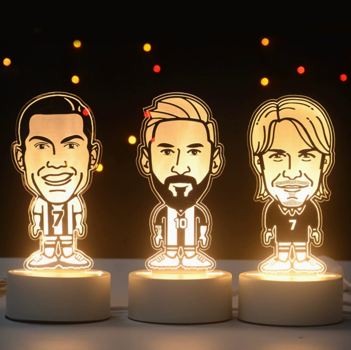 Foot Lampe LED 3D Illusion - Veilleuse - Design