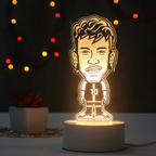 Foot Lampe LED 3D Illusion - Veilleuse - Design