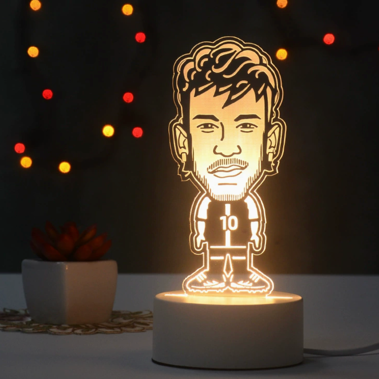 Foot Lampe LED 3D Illusion - Veilleuse - Design