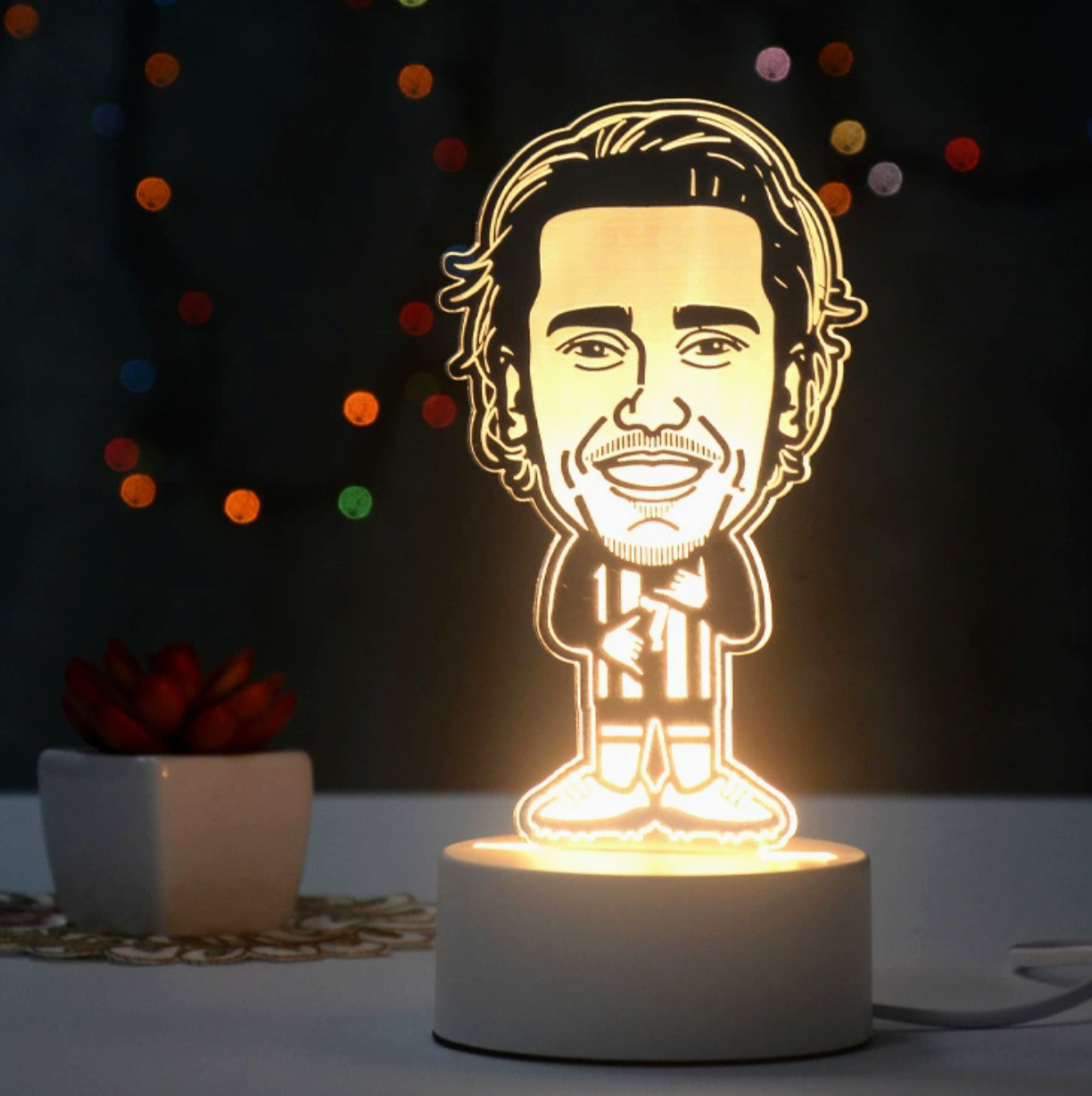 Foot Lampe LED 3D Illusion - Veilleuse - Design