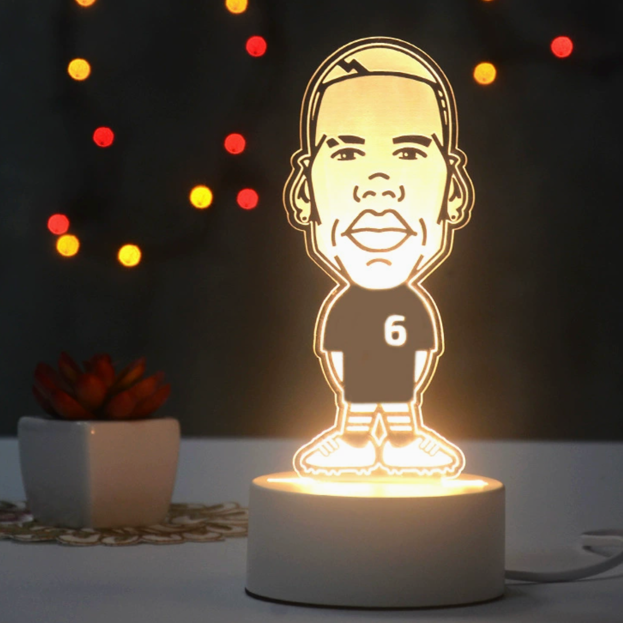 Foot Lampe LED 3D Illusion - Veilleuse - Design