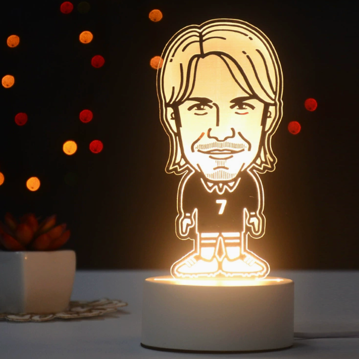 Foot Lampe LED 3D Illusion - Veilleuse - Design