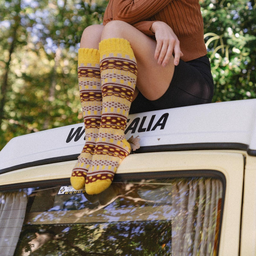 Sofia High Socks (Set of 2 Pairs)