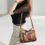 Marbella™ | Sac en cuir patchwork bohème