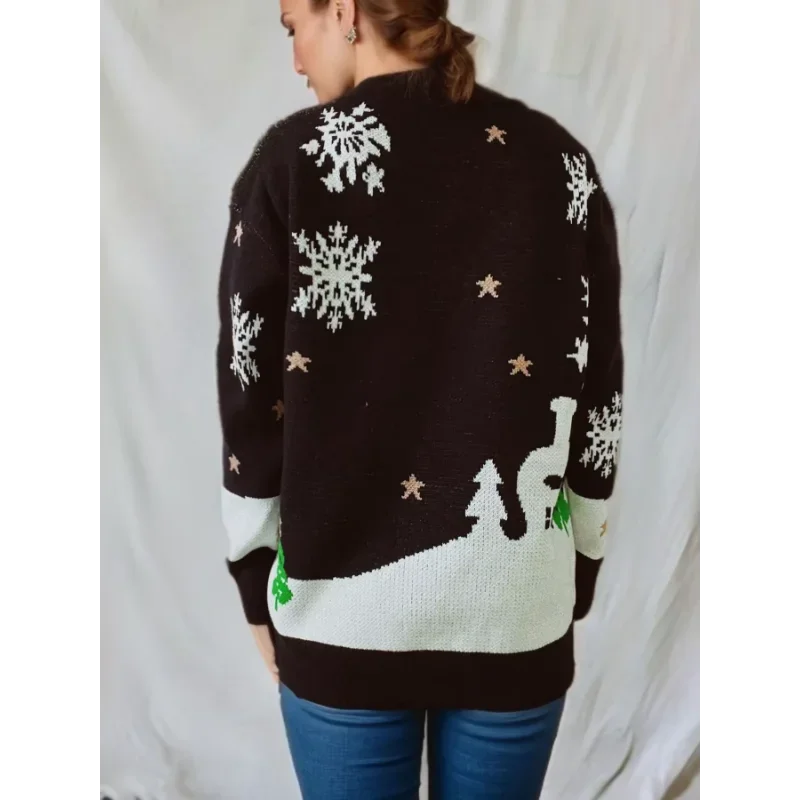 Emma | Pull de Noël Tricot Tendance Élégant
