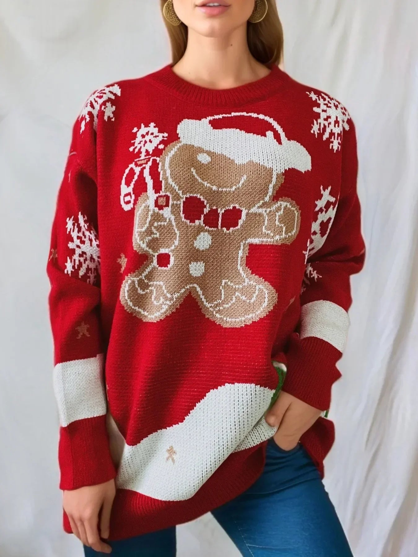 Emma | Pull de Noël Tricot Tendance Élégant