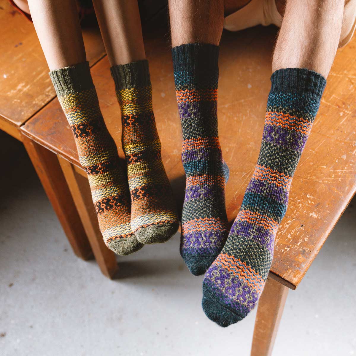 Ensemble de 5 Paires de Chaussettes en Laine Tore