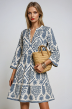 Camille | Robe Midi d'Été Boho Tendance Élégant