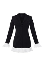 Claire | Robe Mini Plissée Col V Tendance Éclatante