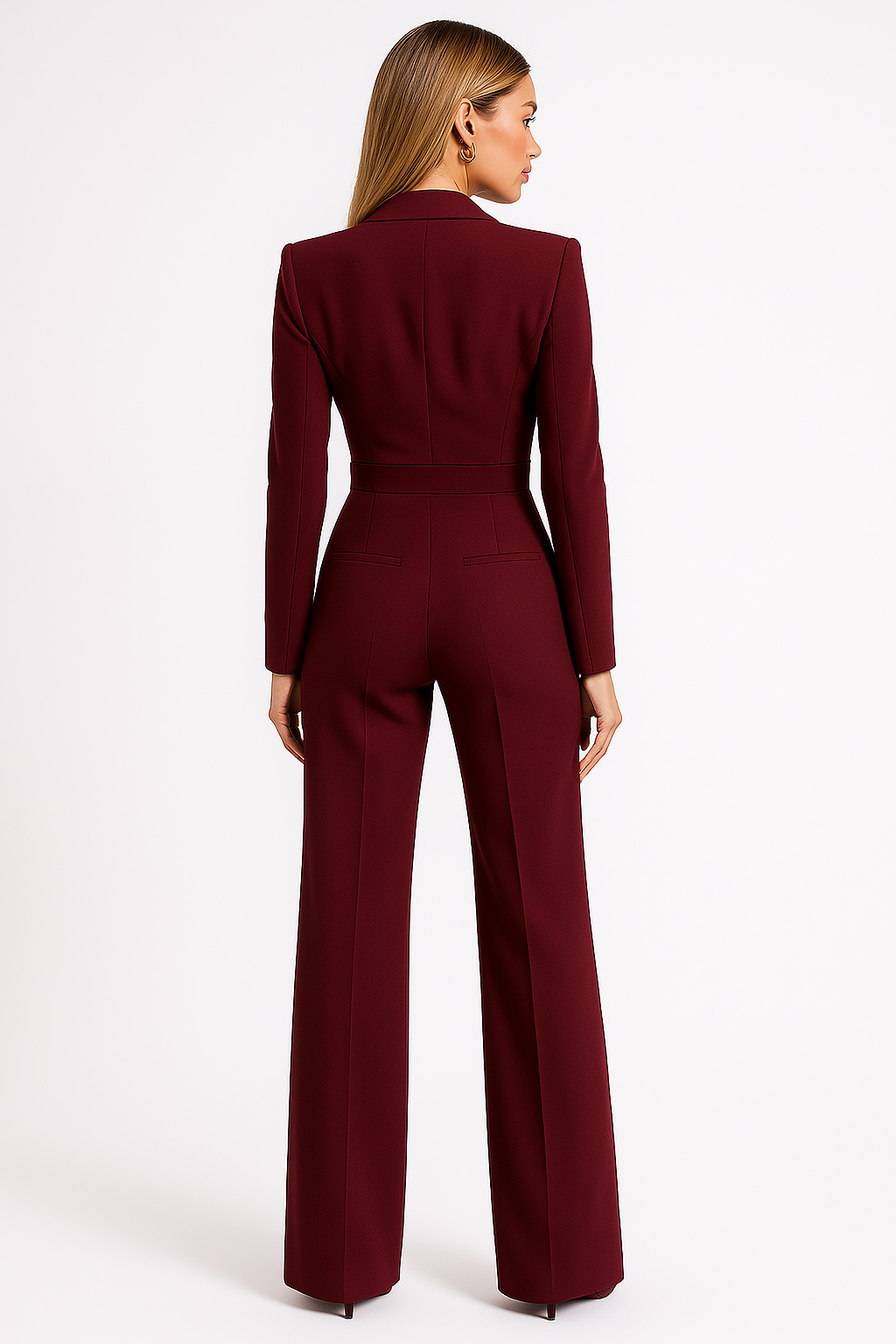 Combinaison V encolure Tendance et Jambes Larges