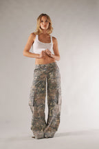 Pantalons Cargo Camouflage Tendance avec Poches