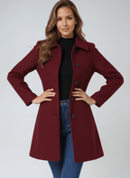 Clémence | Manteau d'hiver pour femme à un bouton