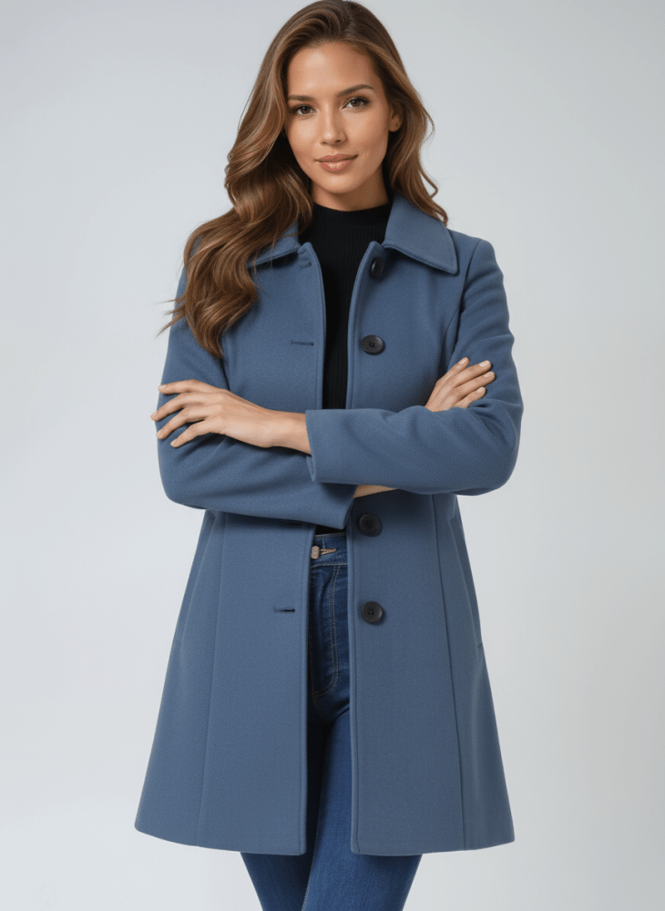 Clémence | Manteau d'hiver pour femme à un bouton