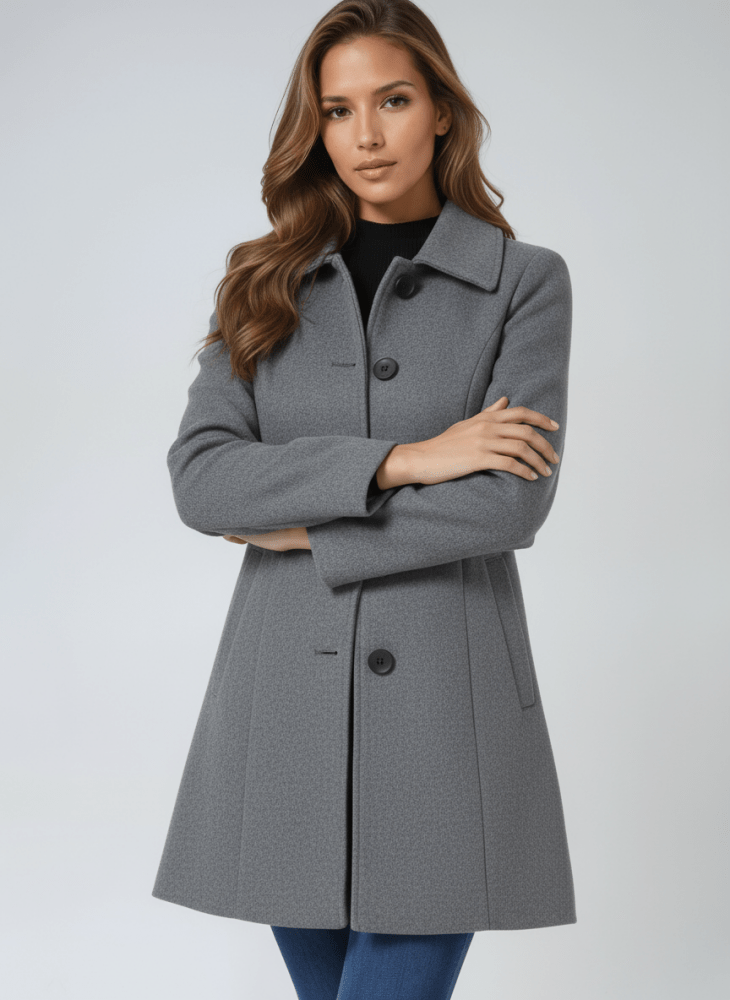 Clémence | Manteau d'hiver pour femme à un bouton