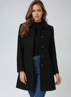 Clémence | Manteau d'hiver pour femme à un bouton