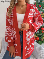 Camille | Cardigan de Noël Tendance Printanier Élégant