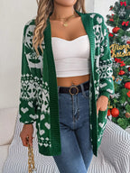 Camille | Cardigan de Noël Tendance Printanier Élégant