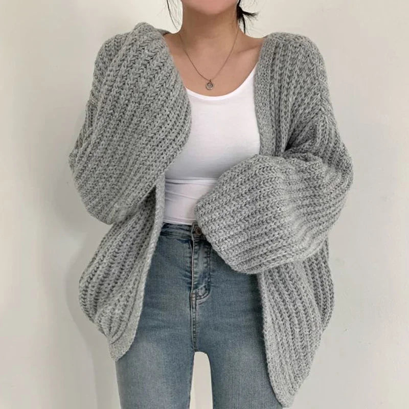 Juliette | Cardigan Oversize Tricot Tendance Élégant