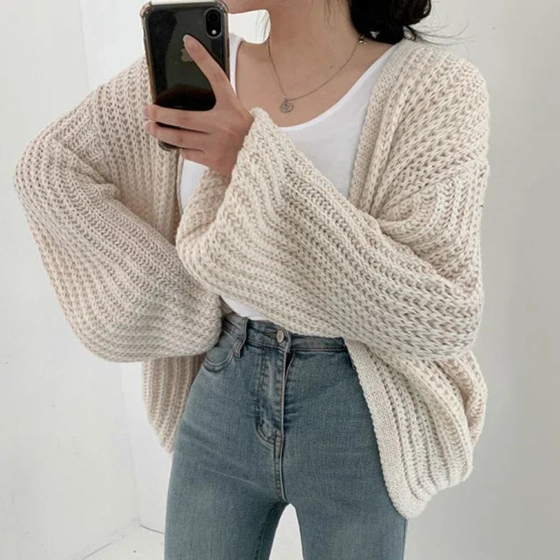Juliette | Cardigan Oversize Tricot Tendance Élégant