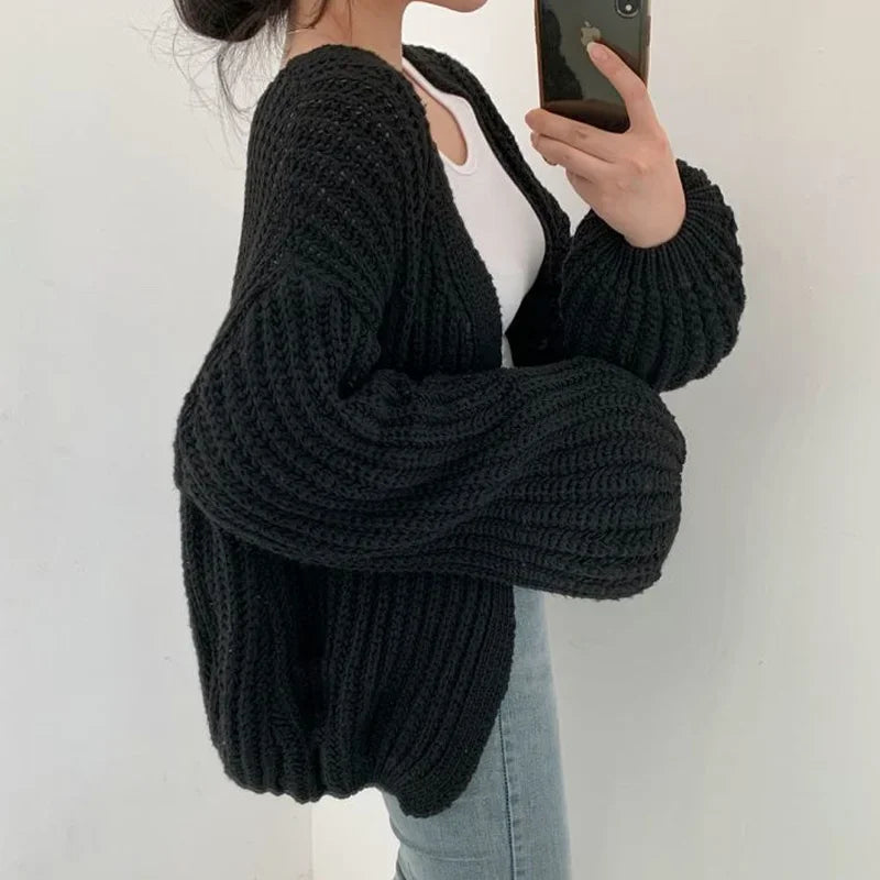 Juliette | Cardigan Oversize Tricot Tendance Élégant