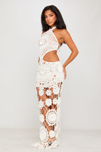 Camille | Robe Maxi d'Été en Crochet Tendance Élégant