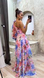 Chloé | Robe Élégante Fluide Tendance Été Élégant