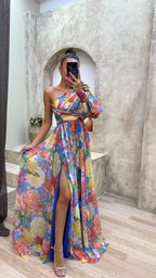 Chloé | Robe Élégante Fluide Tendance Été Élégant