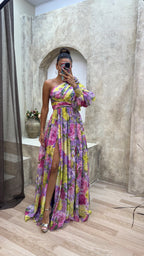 Chloé | Robe Élégante Fluide Tendance Été Élégant