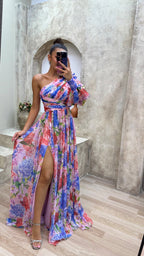 Chloé | Robe Élégante Fluide Tendance Été Élégant