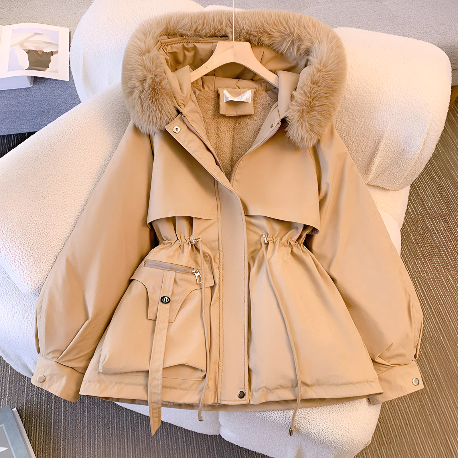 Laluna - Manteau D'Hiver Élégant
