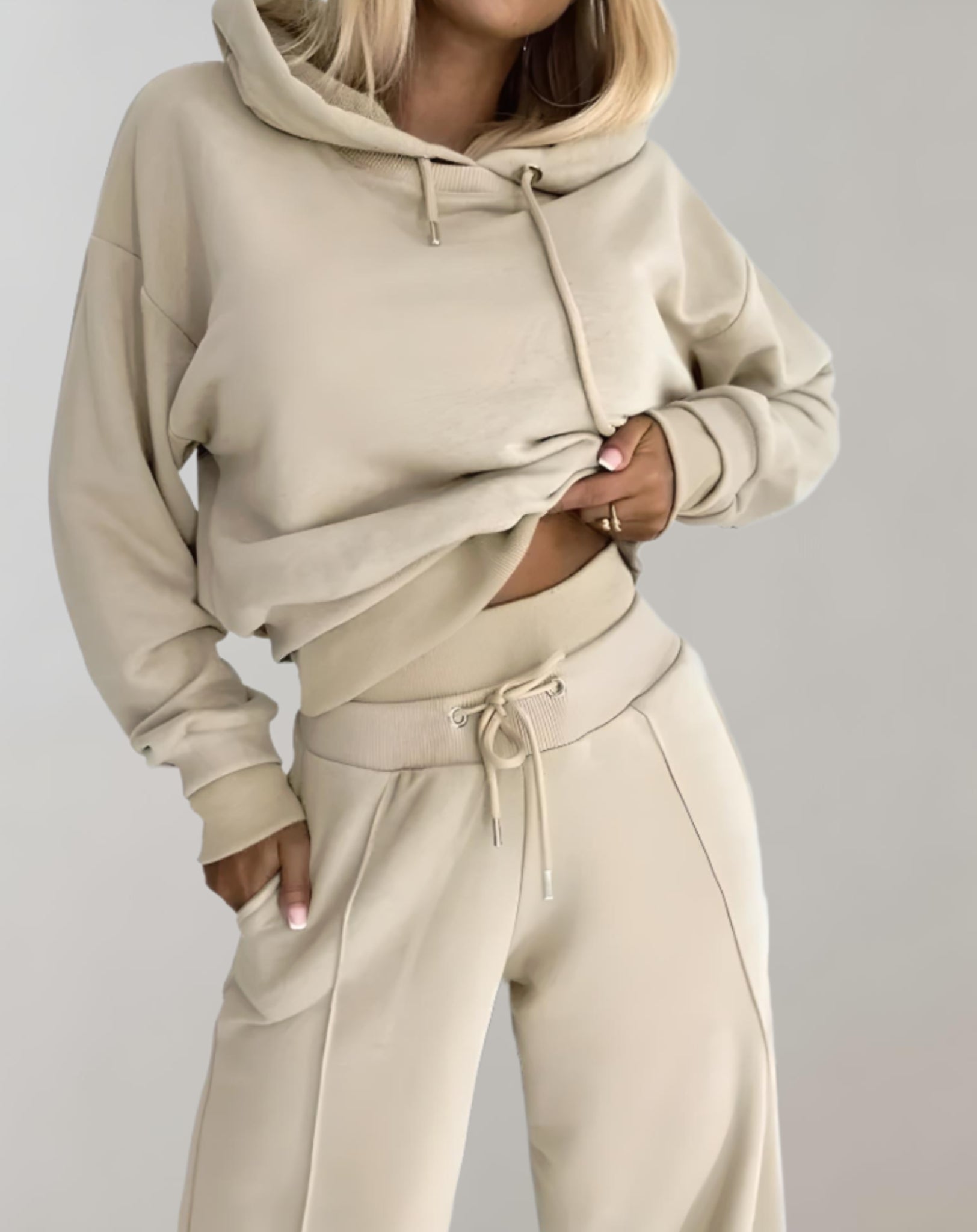 Ensemble de Survêtement Tendance à Jambes Larges