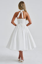 Camille | Robe Midi de Mariée Élégante Tendance Effortless