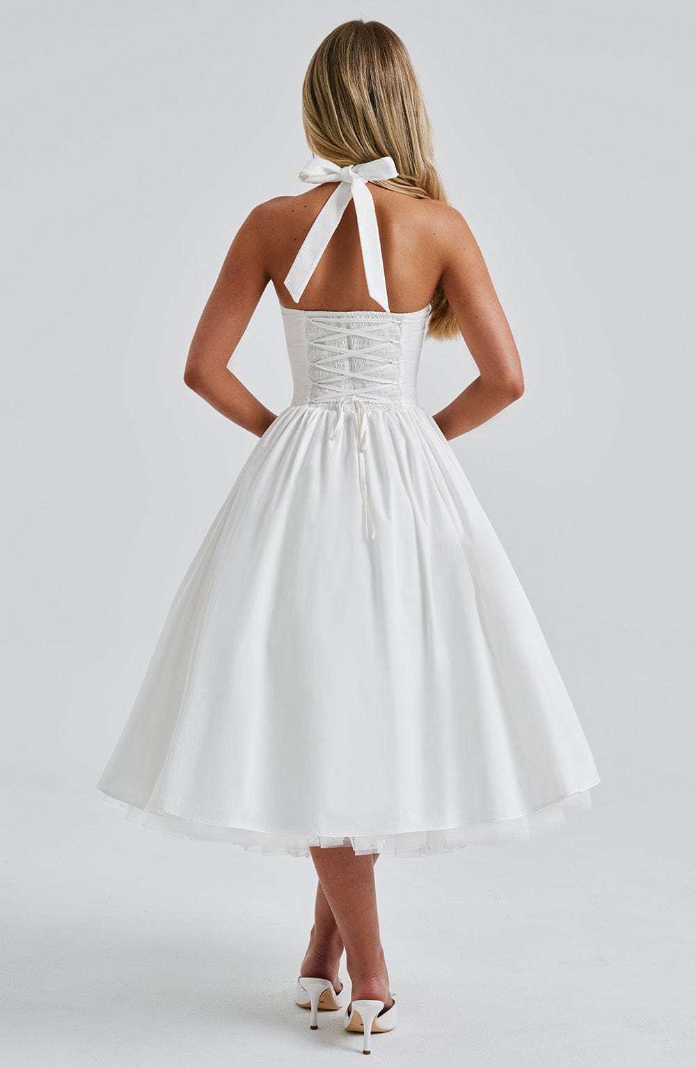 Camille | Robe Midi de Mariée Élégante Tendance Effortless