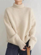 Claire | Pull Col Roulé Femme Tendance Printanier