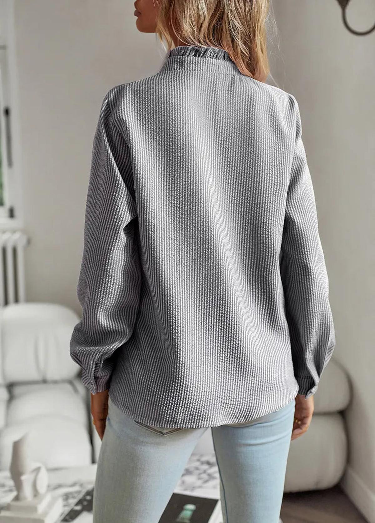 Camille | Haut à Manches Coton Tendance Élégant