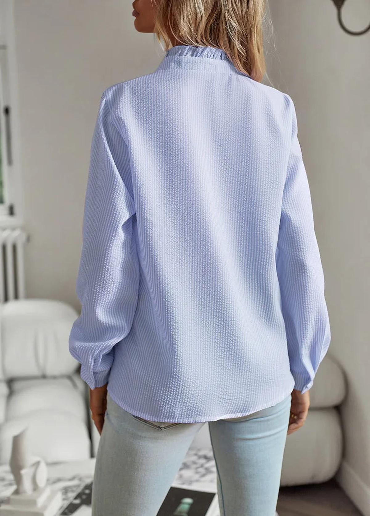 Camille | Haut à Manches Coton Tendance Élégant