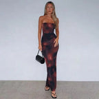 Claire | Robe Maxi Imprimée Tendance Été Élégante