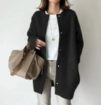 Camille | Cardigan Oversize Tricot Printanier Élégant