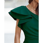 Emma | Robe de Soirée Épaule Dénudée Tendance Élégant