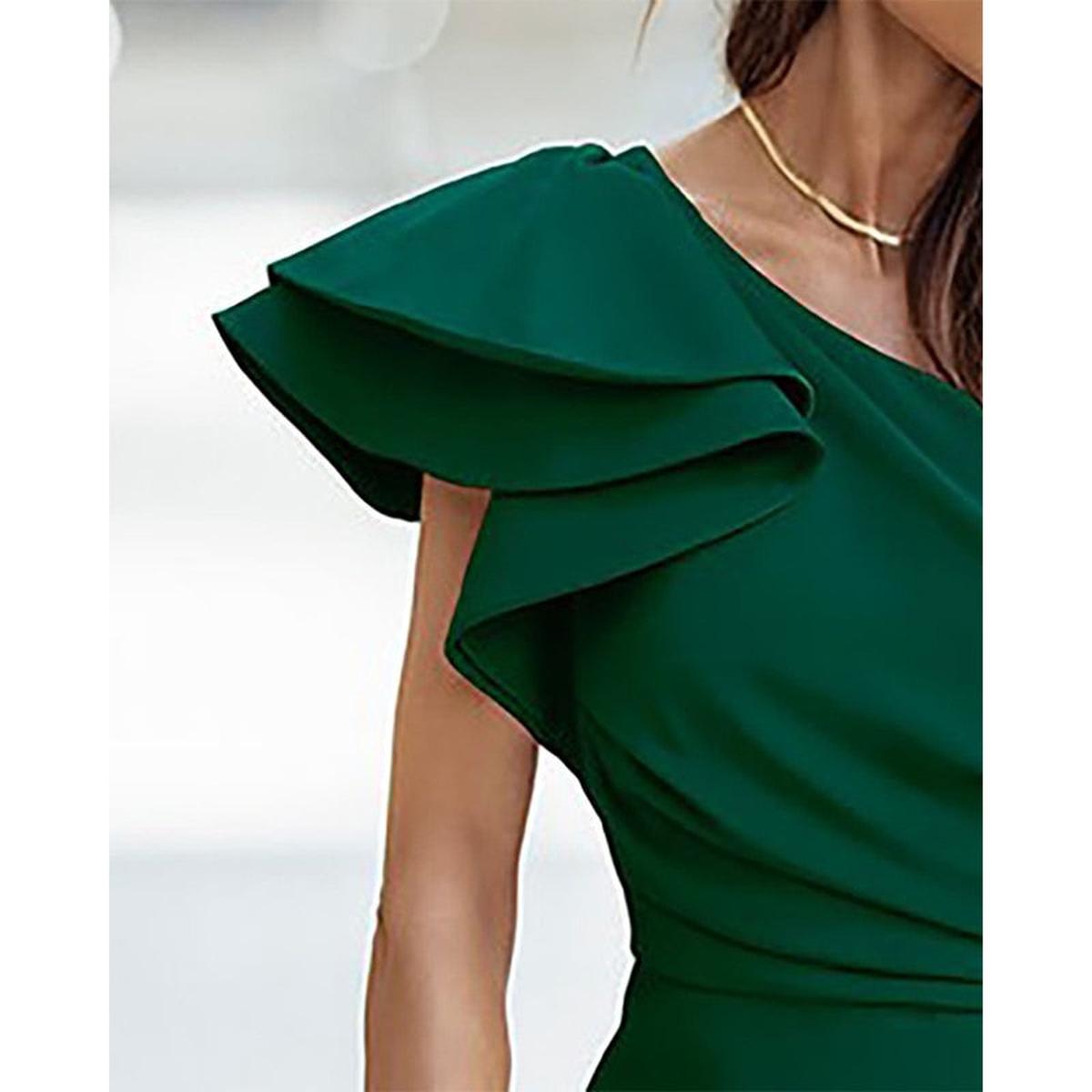 Emma | Robe de Soirée Épaule Dénudée Tendance Élégant