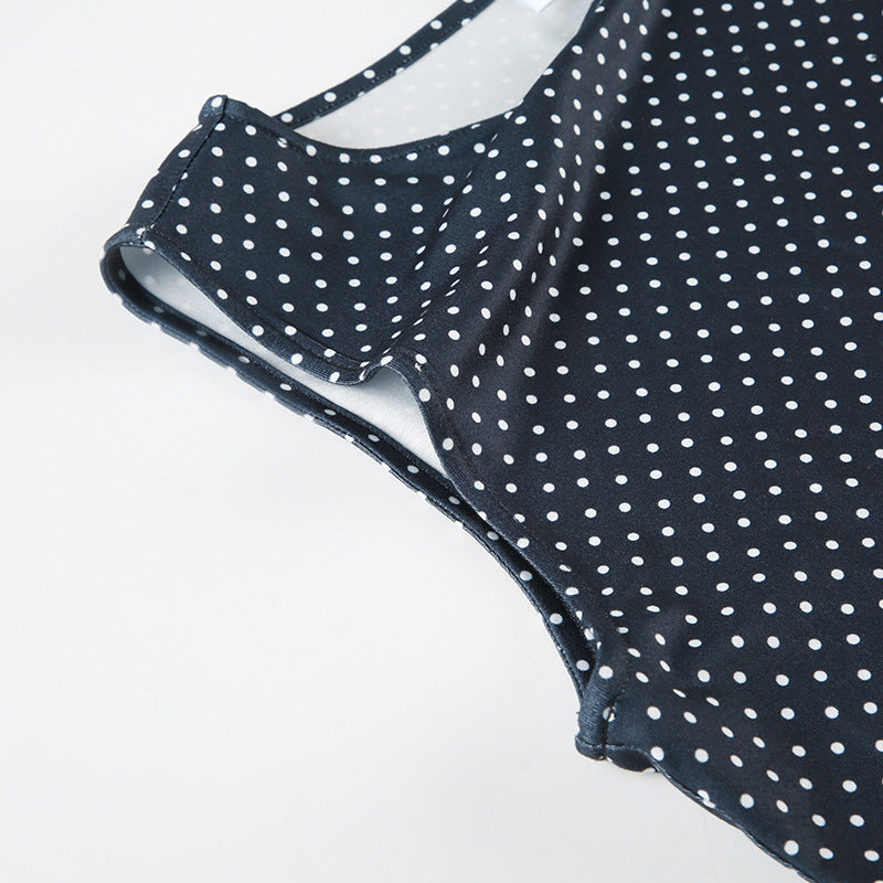Emma | Robe Mini à Pois Tendance Printanier