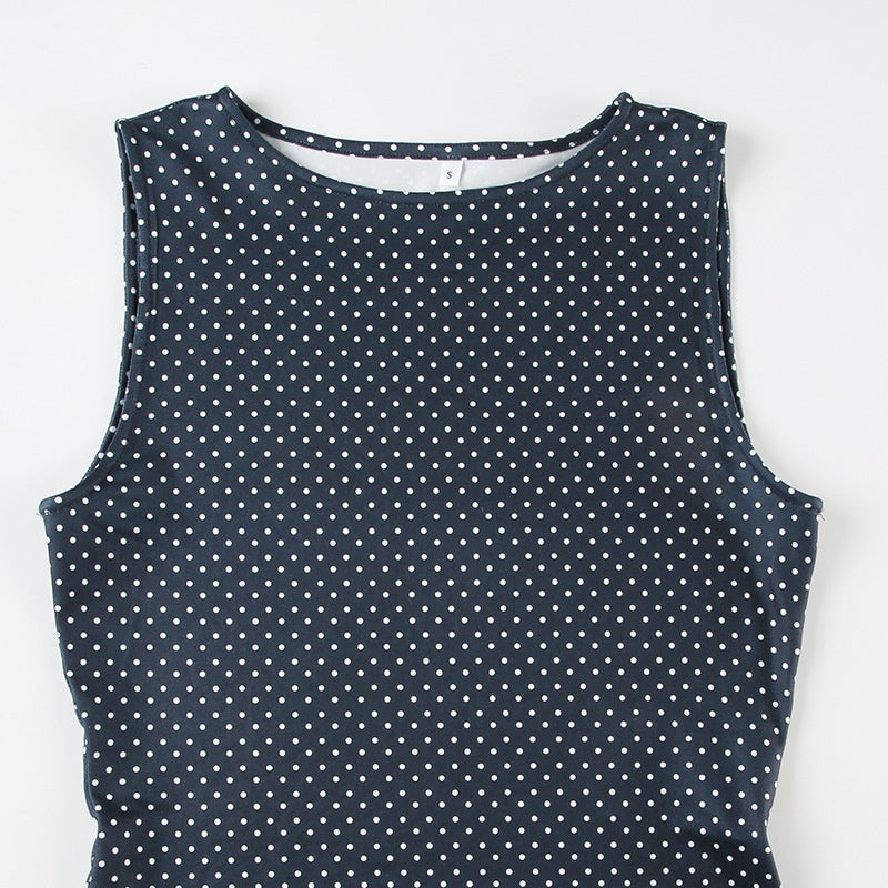 Emma | Robe Mini à Pois Tendance Printanier