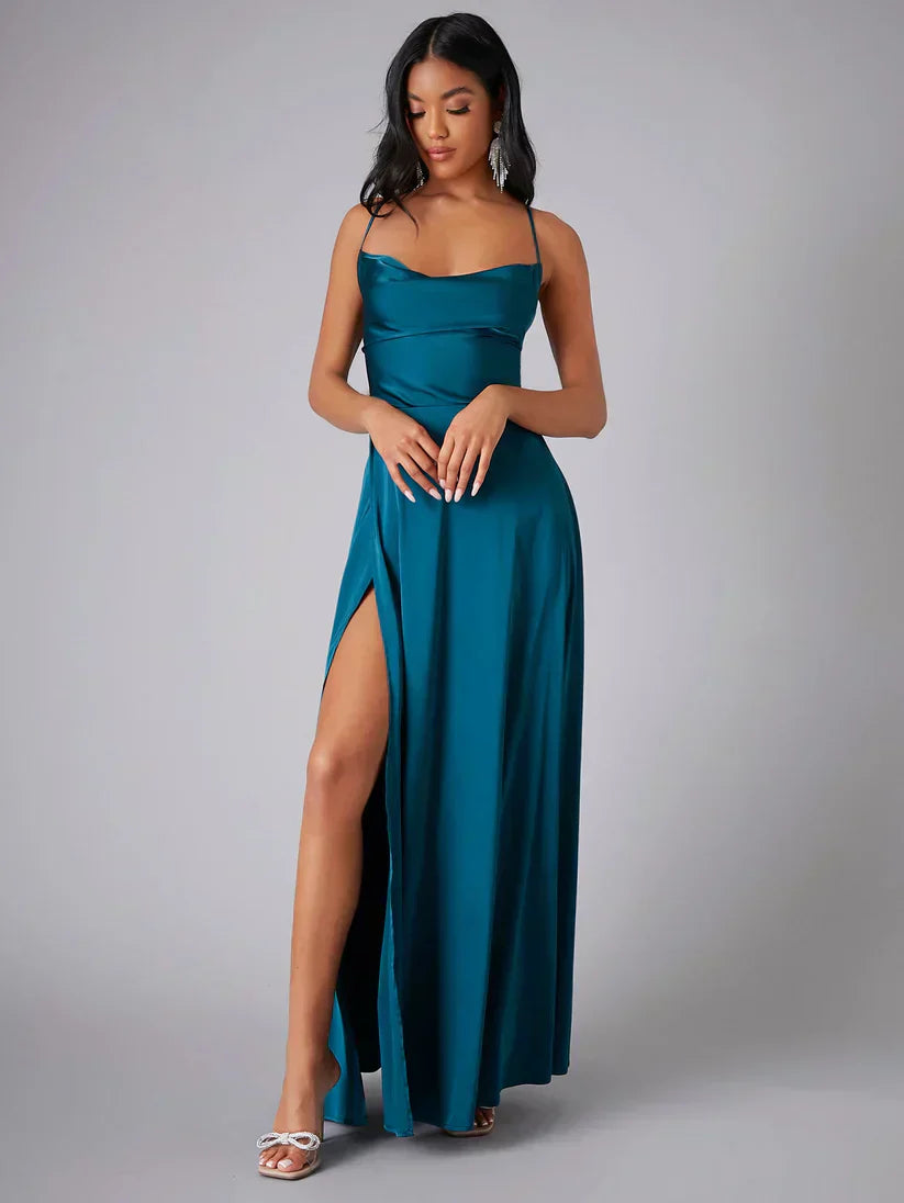 Chloé | Robe Maxi de Soirée Fluide Élégante