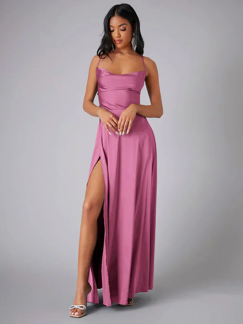 Chloé | Robe Maxi de Soirée Fluide Élégante