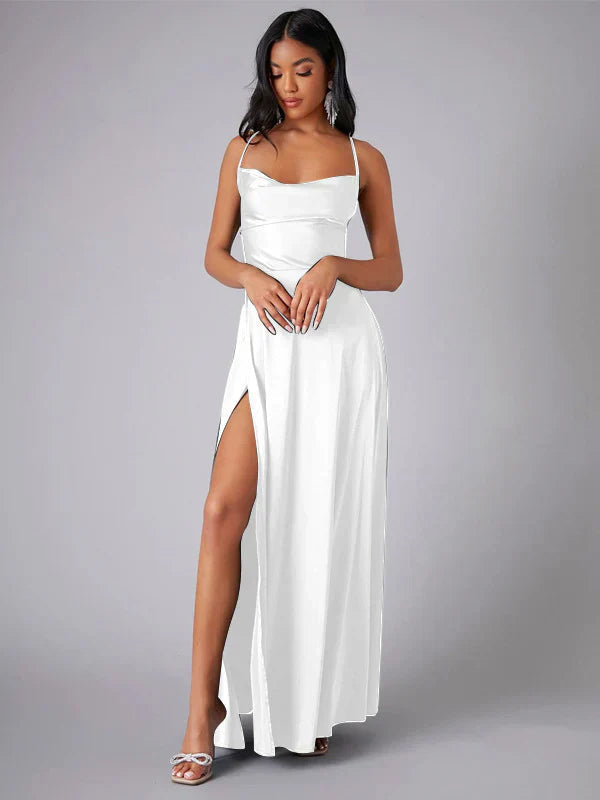Chloé | Robe Maxi de Soirée Fluide Élégante